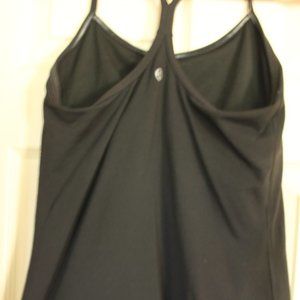 Black lululemon size 6 tank top